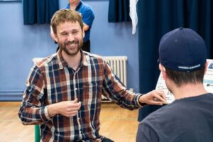 Deaf guitar workshop Enrich Festival Tom Hunt