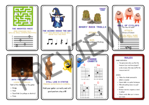 flash card guitar game guitar warrior tom hunt